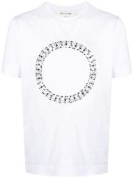 logo circle print T-shirt