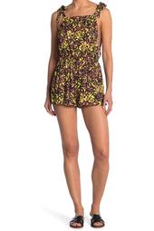 Hyp Animal Print Cover-Up Romper
