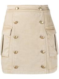 cargo-pocket mini skirt