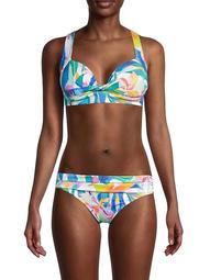 Wild Tropic Keyhole Bikini Top
