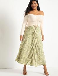 Maxi Skirt with Seam Detail