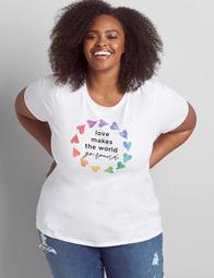 Love Makes the World Go Round Graphic Tee