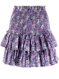 Naomi floral-print miniskirt