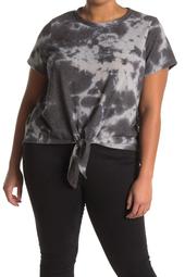 Tie Dye Front Knot T-Shirt