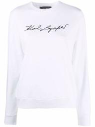 signature logo print sweatshirt