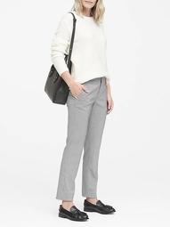 Ryan Slim Straight-Fit Washable Houndstooth Pant