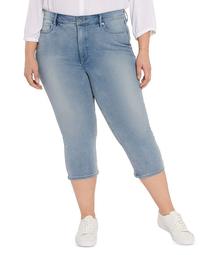 The ThighShaper™ Straight Crop Jeans in Clean Affection
