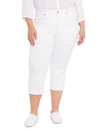 The ThighShaper™ Straight Crop Jeans in Optic White