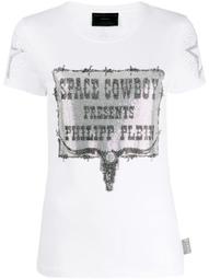 space cowboy print T-shirt