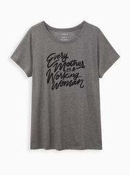 Everyday Tee - Signature Jersey Grey Every Mother
