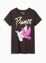 Classic Fit Crew Tee - Prince Doves Black