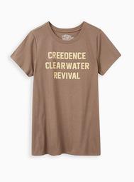 Classic Fit Crew Tee - Creedence Clearwater Brown