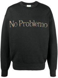 No Problem slogan sweatshirt