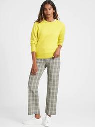 Petite High-Rise Relaxed Straight-Fit Pant