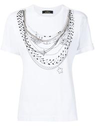 chain-detail T-shirt