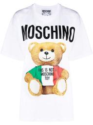 Teddy Bear print oversized T-shirt