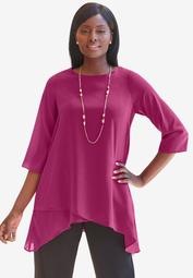 Georgette Overlay Blouse