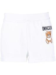 embroidered Teddy Bear track shorts