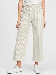 High Rise Wide-Leg Pants With Washwell™