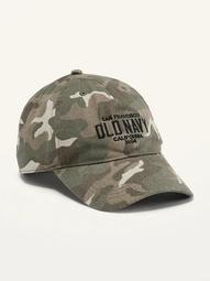 Logo-Graphic Twill Gender-Neutral Baseball Cap for Adults