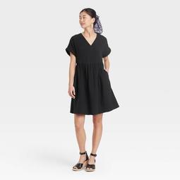 Women's Short Sleeve Shirtdress - Universal Thread™
