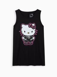 Punk Hello Kitty Tank - Black