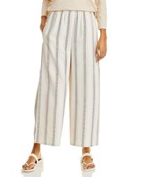 Drapey Striped Relaxed Fit Culottes