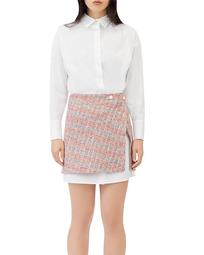 Rajari Tweed Skirt Shirt Dress