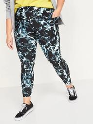 High-Waisted PowerSoft 7/8-Length Plus-Size Leggings 