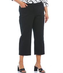 Plus Size the 5th AVE Fit Elite Stretch Crop Pants