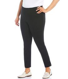 Slim Factor by Investments Ponte Knit Classic Waist Flare Leg