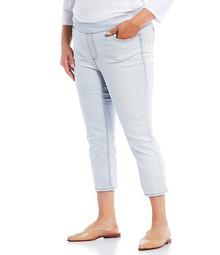 Plus Size the HIGH RISE fit Denim Skinny Cropped Pants