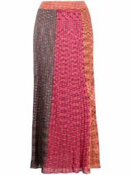 ribbed-knit maxi skirt