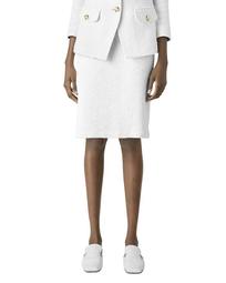 Bouclé Tweed A Line Skirt