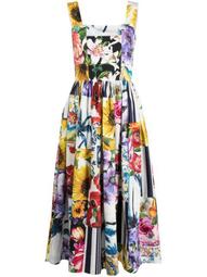 floral patchwork print dress