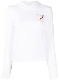 Crest Chenille patch long-sleeve T-shirt