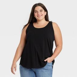 Women's Plus Size Essential Relaxed Tank Top - Ava & Viv™
