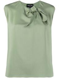 silk bow-detail blouse