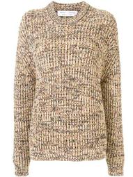 mixed yarns knitted jumper