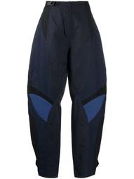 tapered panelled trousers