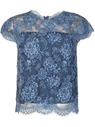 floral lace T-shirt
