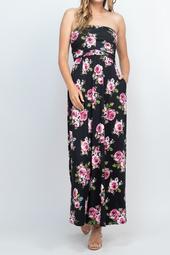 Tube-Top-Floral-Pocket-Maxi-Dress-With-Inside-Lining