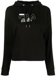 Lorelei logo-print cotton hoodie