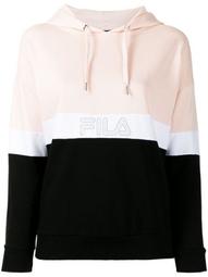 Janine colour-block cotton hoodie