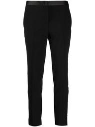 eyelet detail tailored trousers