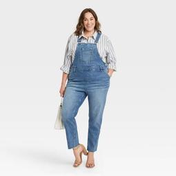 Women's Plus Size Overalls - Ava & Viv™ Blue