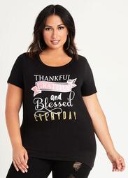 Thankful Blessed Graphic Tee