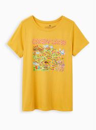 Slim Fit Crew Tee - Candyland Yellow
