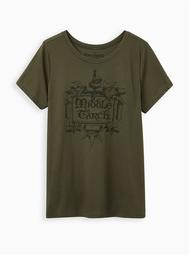 Slim Fit Crew Tee - Lord Of The Rings Olive