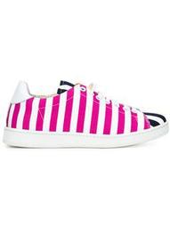 striped panel sneakers 